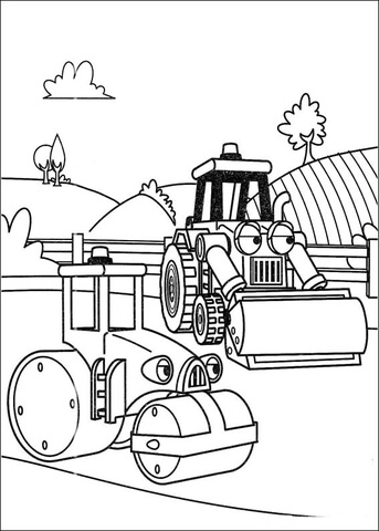 Roley And Muck  Coloring Page